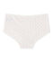 Meisjesshorty in stretchjersey met dessin wit LAIT/wit MULTICO