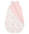 Gigoteuse réversible bébé fille en côte blanc MARSHMALLOW/blanc MULTICO