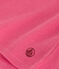 Effen katoenen T-shirt met korte mouwen voor kinderen roze PEONIA