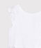 Robe de cérémonie fille blanc ECUME
