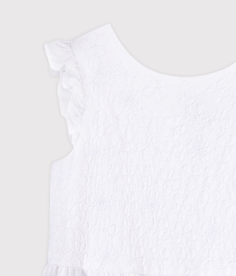 Feestjurk voor meisjes wit