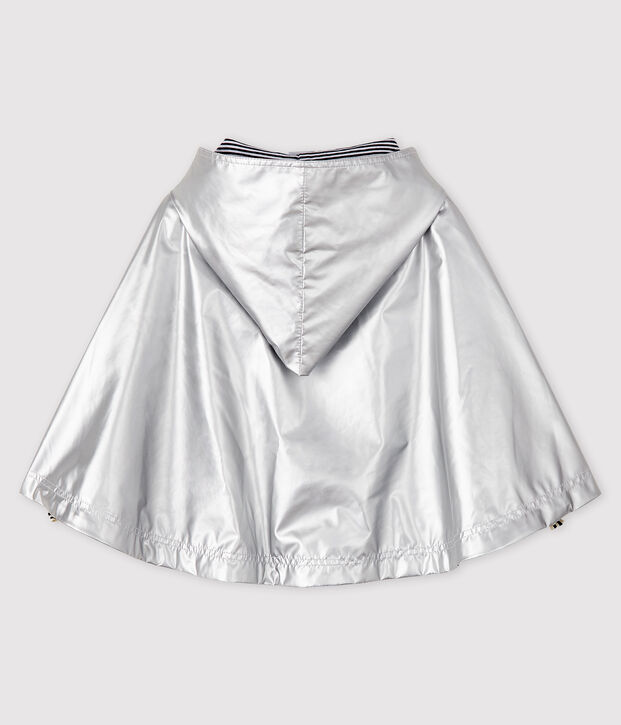 Cape b&eacute;b&eacute; fille/gar&ccedil;on d&eacute;perlante gris