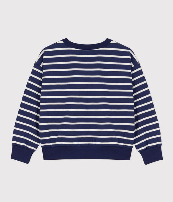 Sweatshirt en molleton enfant fille / garçon CHALOUPE/ MARSHMALLOW