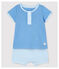 Ensemble 2 pièces bleu bébé en coton biologique bleu EDNA/écru MULTICO