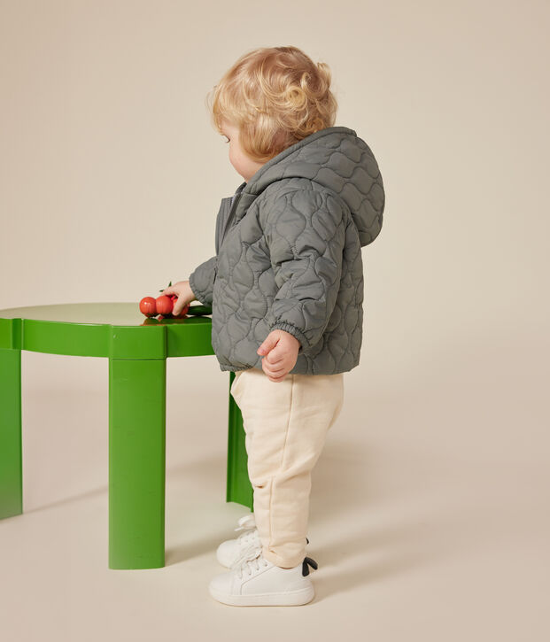 Doudoune fine b&eacute;b&eacute; kaki