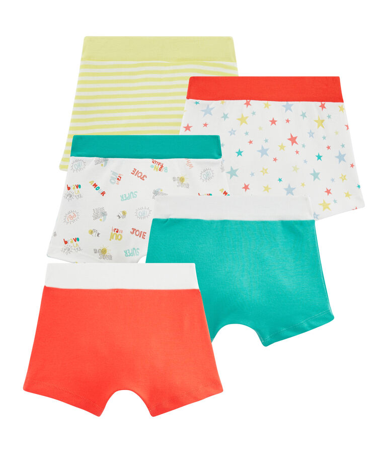 Set van 5 boxershorts voor jongens multicouleur