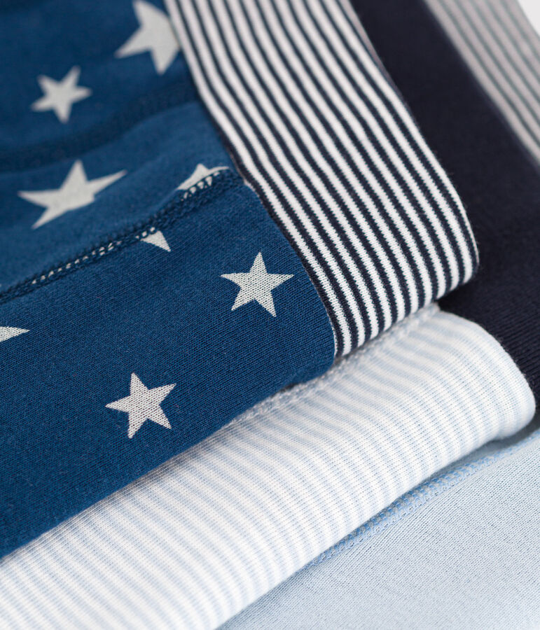 Lot de 3 boxers &eacute;toile en coton petit gar&ccedil;on multicouleur