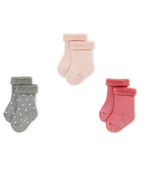 Lot de trois paires de chaussettes bébé mixte variante 1