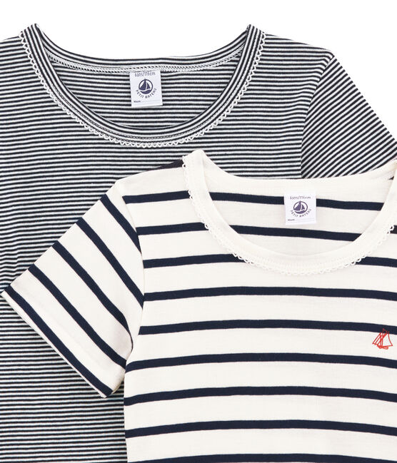 Set van 2 meisjes-T-shirts met korte mouwen variante 1