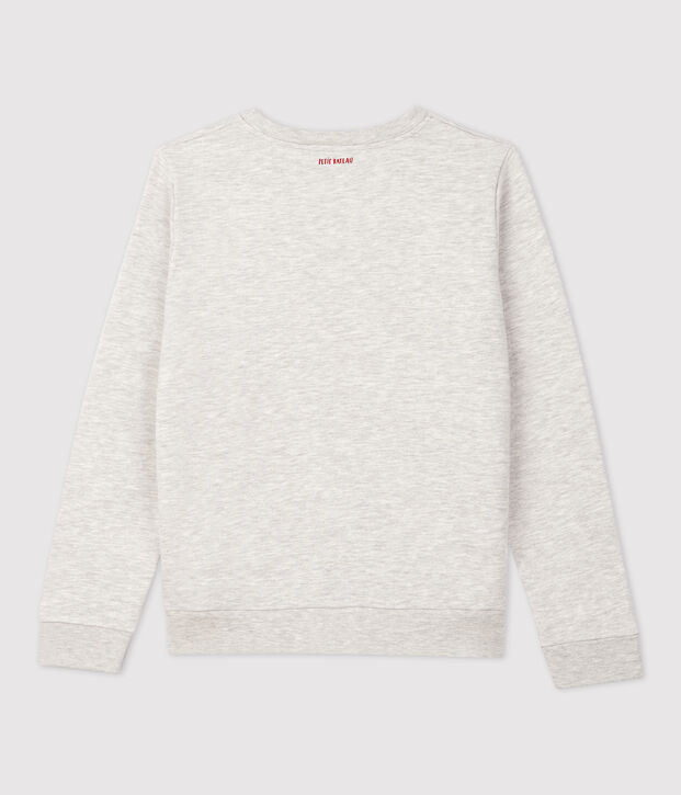 Meisjes/jongens sweatshirt van molton BELUGA CHINE