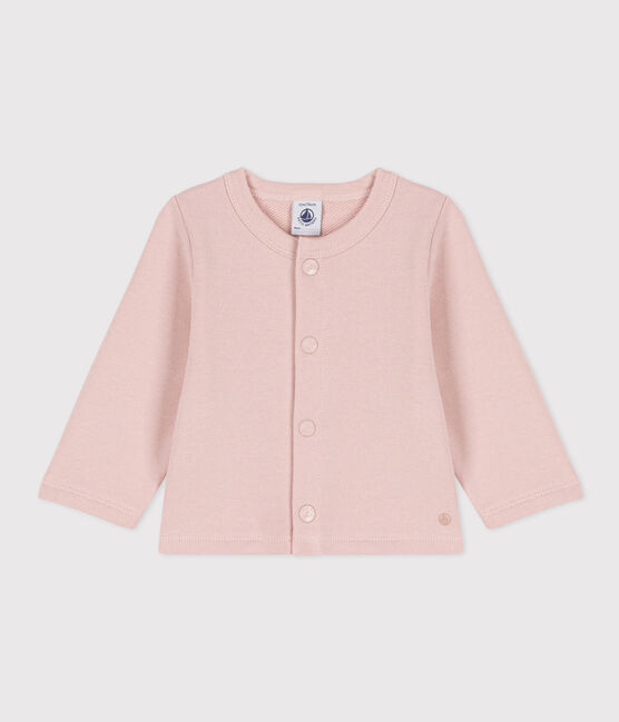 Cardigan en molleton bébé rose SALINE