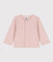 Cardigan en molleton bébé rose SALINE