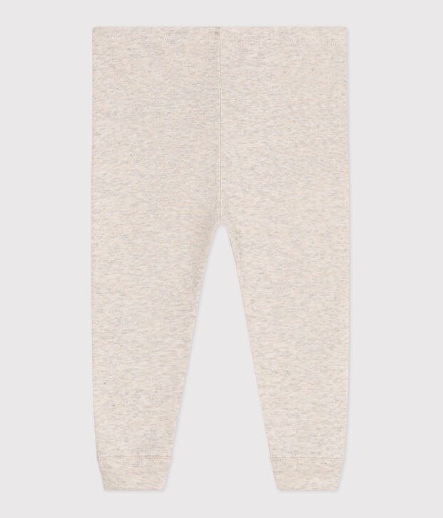 Legging b&eacute;b&eacute; en coton uni beige
