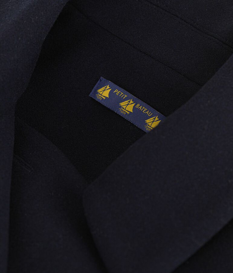 Wollen damescaban blauw