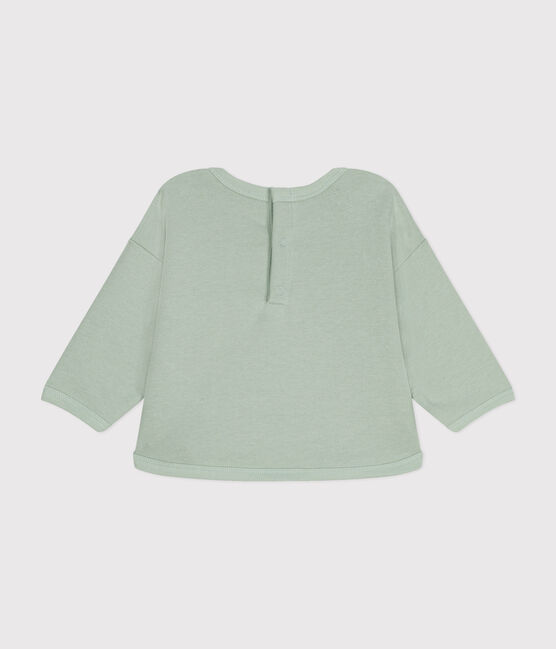 Sweatshirt en molleton bébé vert HERBIER