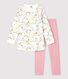 Chemise de nuit imprimé fleuri petite fille en coton