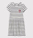 Robe manches courtes en coton bio enfant fille