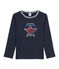 tee-shirt manches longues petit garçon bleu SMOKING