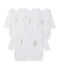 Lot de 5 bodies naissance manches longues bébé mixte variante 1