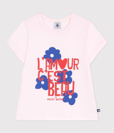 Katoenen T-shirt met korte mouwen voor kinderen