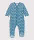 Pyjama bébé fleurs en velours