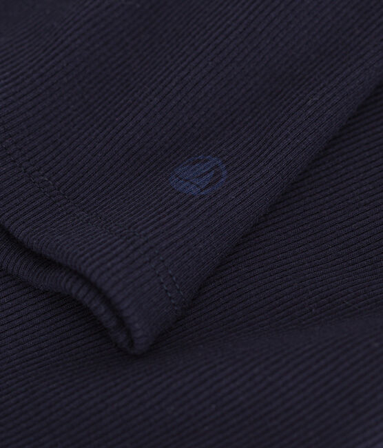 L'ICONIQUE, coltrui voor dames in 2x2-ribstof blauw SMOKING