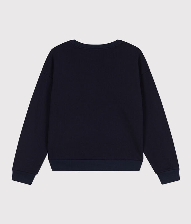 Sweatshirt en molleton Femme bleu marine