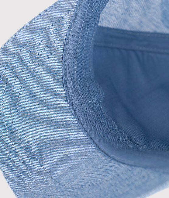 Casquette bébé en denim clair petit bateau bleu DENIM CLAIR