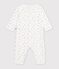 Pyjama b&eacute;b&eacute; en coton sans pieds imprim&eacute; blanc/multicouleur