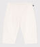 Pantalon bébé en velours uni écru MILK