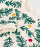 Babypyjama van geruwde fleece met kerstboomprint wit AVALANCHE/ MULTICO