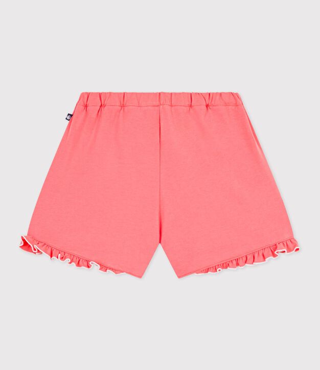 Effen katoenen short voor kinderen FLAMAND