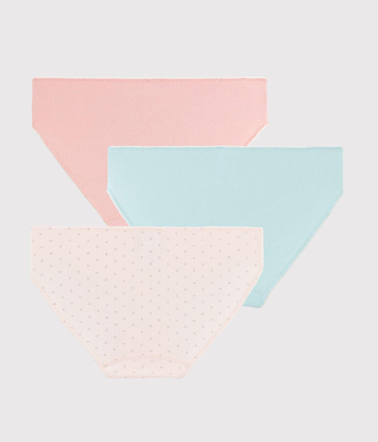 Lot de 3 culottes &agrave; paillettes fille multicouleur
