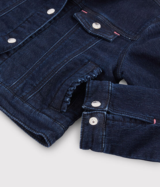 Denim jasje meisjes kinderen blauw DENIM BLEU FONCE