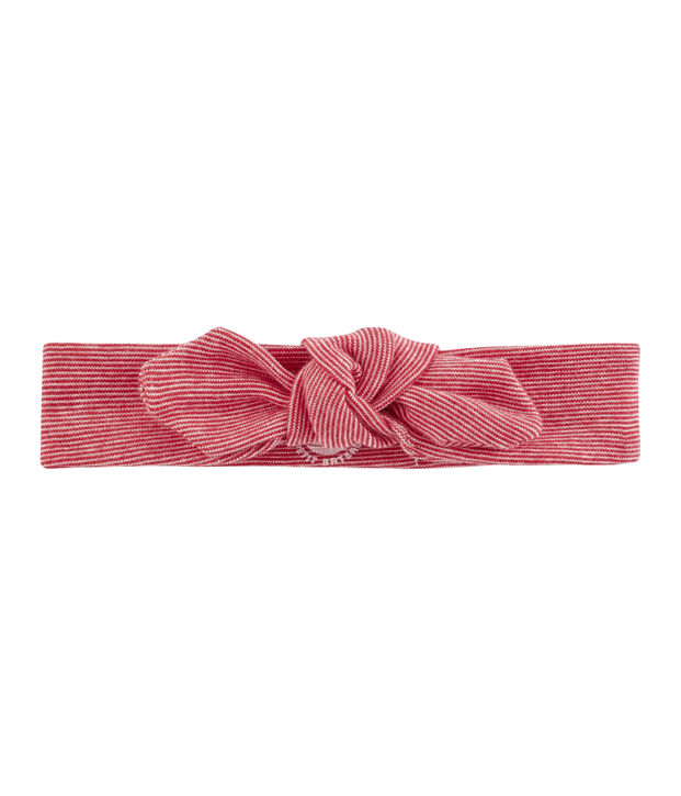 Haarband voor meisjes wit/rood