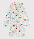 Robe de chambre à fleurs petite fille en polaire