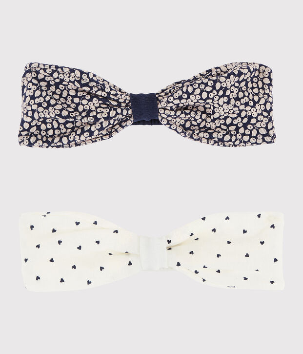 Set van 2 haarbanden voor baby meisje multicouleur