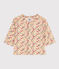 Hemd met print van popeline voor baby's wit AVALANCHE/ MULTICO