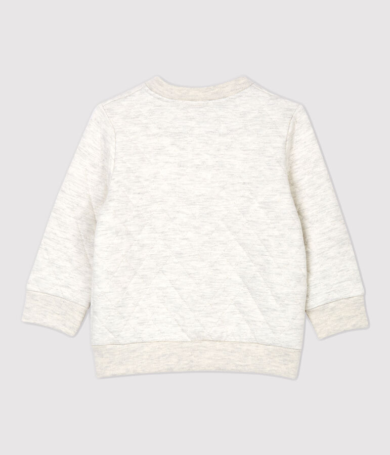 Gewatteerde babycardigan. beige