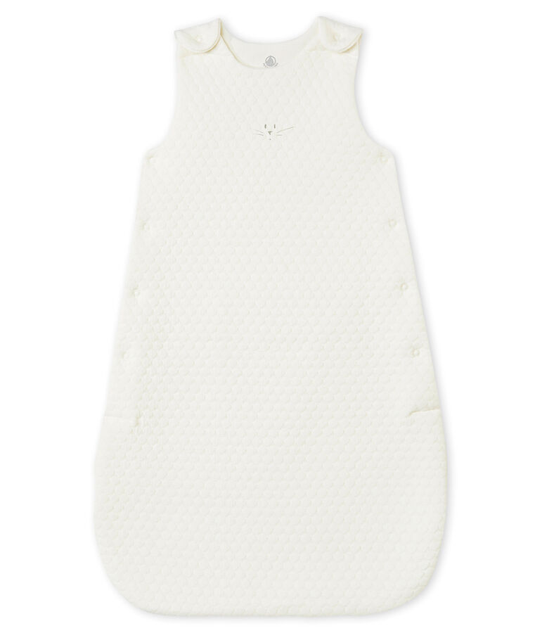 Gigoteuse tubique matelass&eacute; b&eacute;b&eacute; mixte blanc