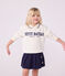 Sweatshirt enfant en coton imprimé écru MILK