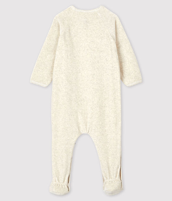 Velours poezenslaappakje voor baby's beige MONTELIMAR CHINE