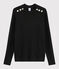 Pull laine Femme noir NOIR