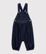 Salopette maille denim bébé fille
