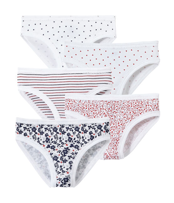 Lot de 5 culottes fille blanc LOT
