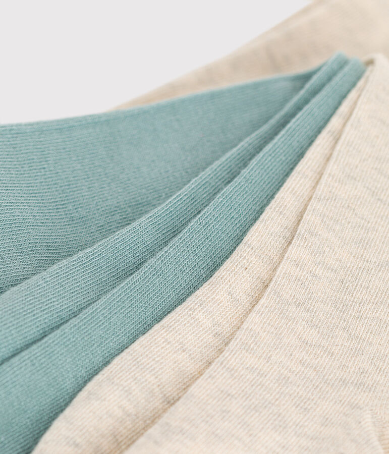 2 broekkousen van katoenjersey voor kinderen multicouleur