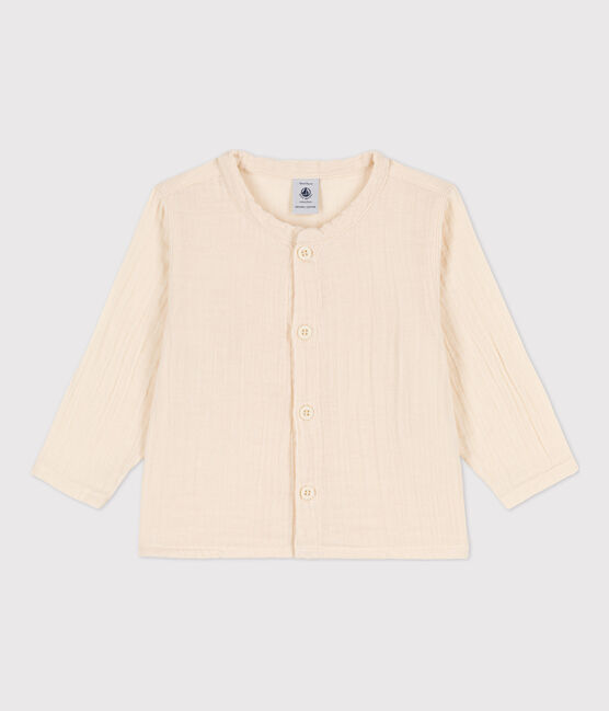 Chemise bébé en gaze de coton écru AVALANCHE