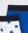 Lot de 2 boxers garçon blanc LOT