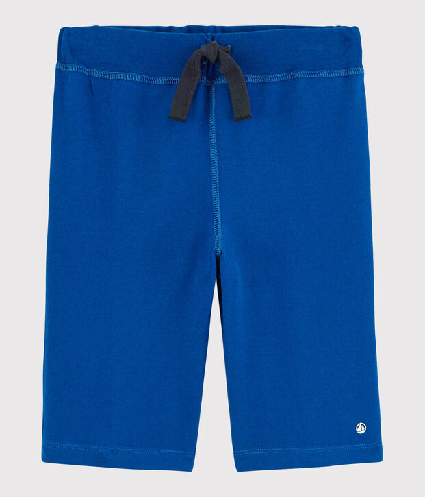 Jersey Jongensbermuda blauw