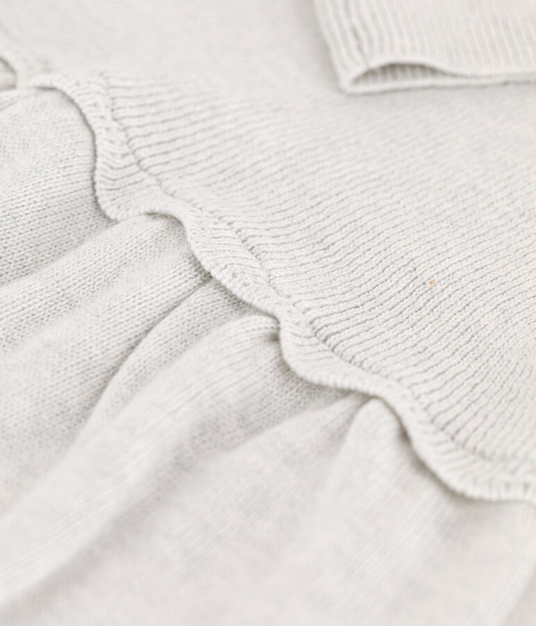 Babyjurk van wol en katoen. beige MONTELIMAR CHINE